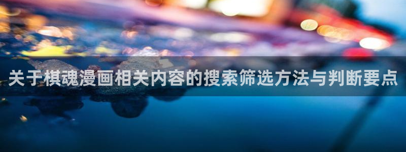 樱花日语N2学习:关于棋魂漫画相关内容的搜索筛选方法与判断要点